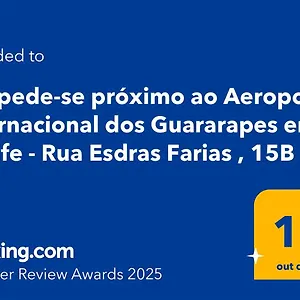  Apartamento Hospede-se Proximo Ao Aeroporto Internacional Dos Guararapes Em - Rua Esdras Farias , 15b Brasil